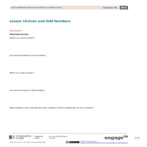 Module 2 lesson 16 | PDF