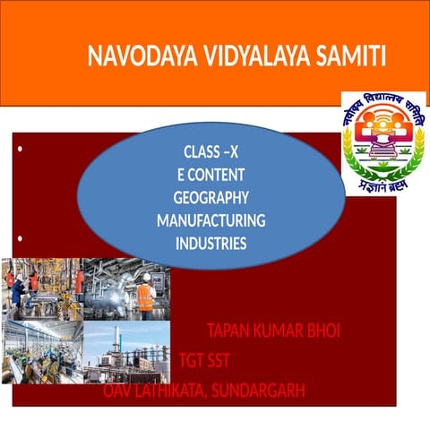 CBSE CLASS 10 INDUSTRIES - Introduction and classification of industreis.pptx