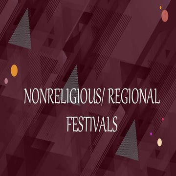 Nonreligious Festival