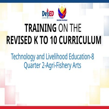 G8-AFA. agriculture and farming arts TLE