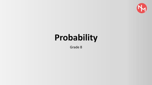 Grade 8 Probability Cambridge [PPT]