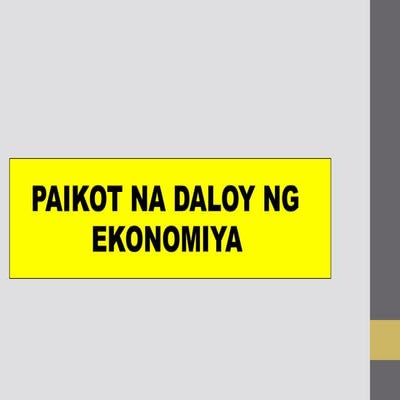 G9 AP Q3 Week 1-2 Paikot na Daloy ng Ekonomiya