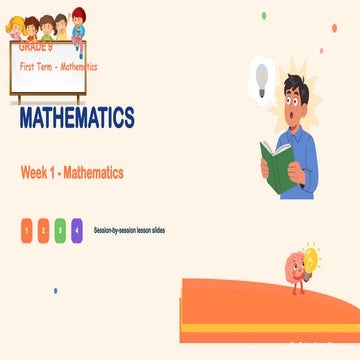 Grade 9 First Term Mathematics: Geometric Concepts and Notations Lesson ...
