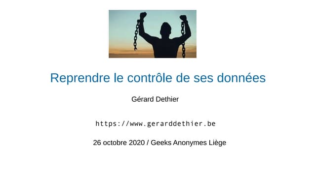 Reprendre le contrôle de ses données
