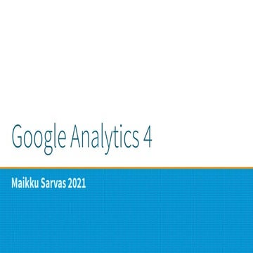 Google Analytics | PDF