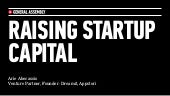 Raising Startup Capital: Arie Abeca...