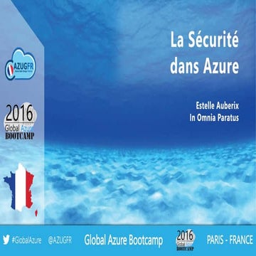 La Sécurité dans Azure