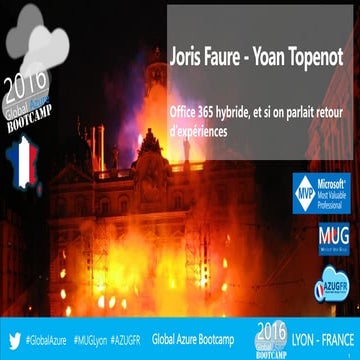 Office 365 hybride, et si on parlait retour d’expériences ! - Global Azure Bo...