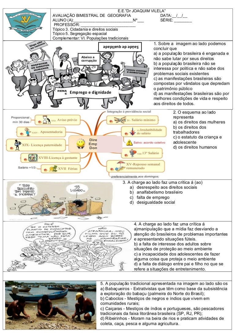 Gabarito prova cidadania direitos,_segregaçao,_populaçoes 