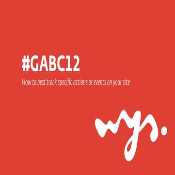 How to track events with GA