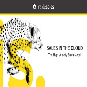 The High Velocity Inside Sales Model