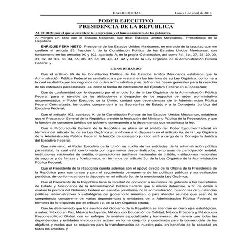 Nuevo Gabinete del Presidente Enrique Peña Nieto EPN @ponchomunoz