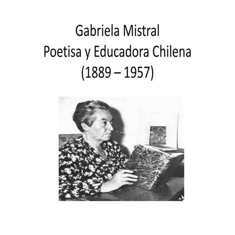 Gabriela mistral