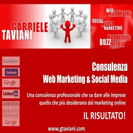 Gabriele Taviani Consulente Web Marketing e Social Media Marketing