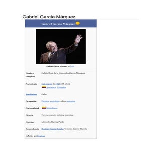 Gabriel garcía márquez