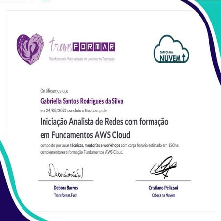 Certificado Bootcamp AWS