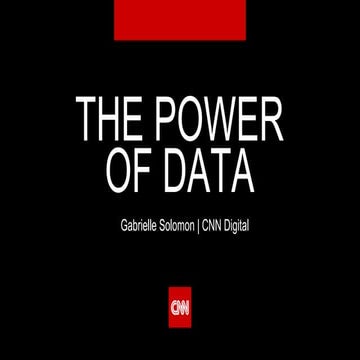 Data Is Power: How to Harness It by Gabrielle Solomon (Director, Editorial Co...