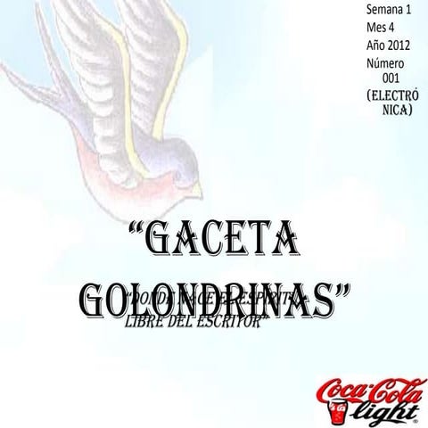Gaceta golondrinas 001