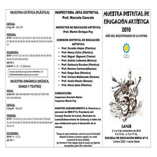 Gacetilla externa 2010