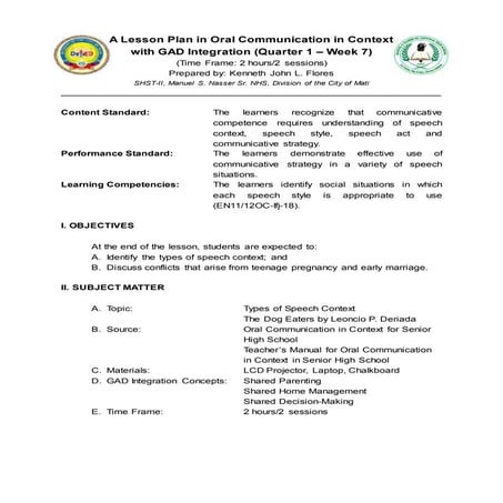 Gad integrated-lesson-plan 5