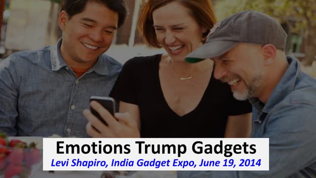 India Gadget Expo: Emotion Trumps G...