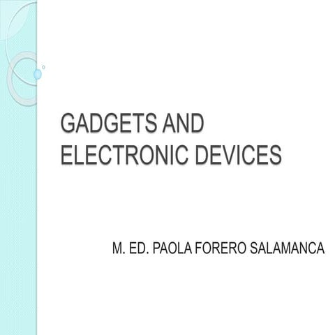 Gadgets and electronic devices 2