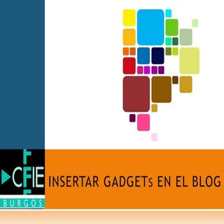 Insertar Gadgets en un Blog de Blogger