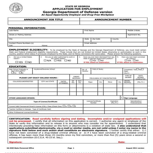 THE STATE PERSONNEL OFFICE ANNOUNCES THE FOLLOWING AVAILABLE VACANT ...
