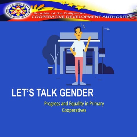 GAD Tool for Assessing Progress of Gender Equality in Primary Cooperatives (1)