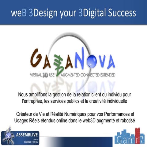 GaeaNova v5 - Univers Web 3D : Performance et Productivité pour le Business, ...