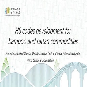 Gael Grooby_HS Codes Development for Bamboo and Rattan Commodities