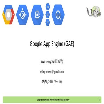 Google App Engine for Python - Unit01: Basic | PPT