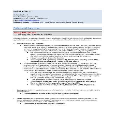 Gaetan  perrot cv english   june 11