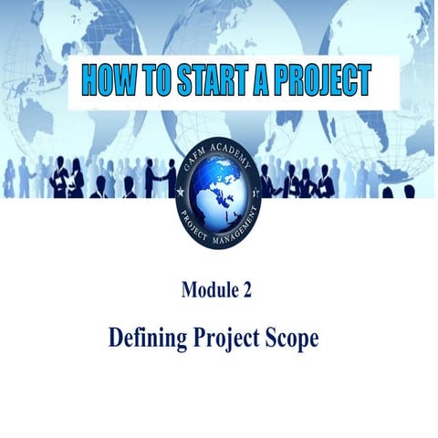 GAFM Academy HOW TO START A PROJECT