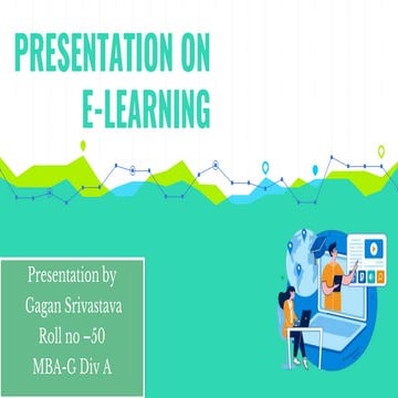 E - learning ppt | PPTX