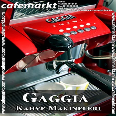 Gaggia Kahve Makineleri-www.cafemarkt.com