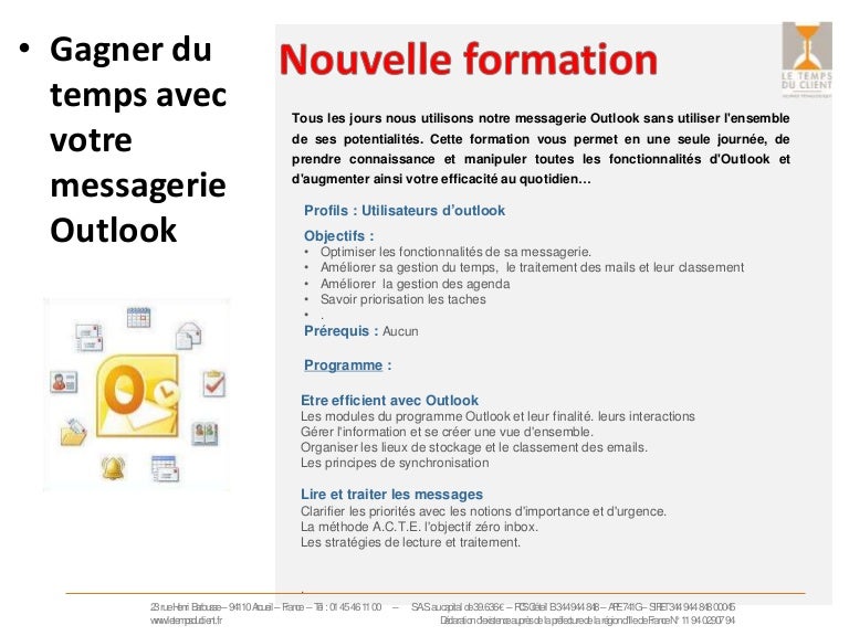 Optimisez votre gestion de temps avec Outlook