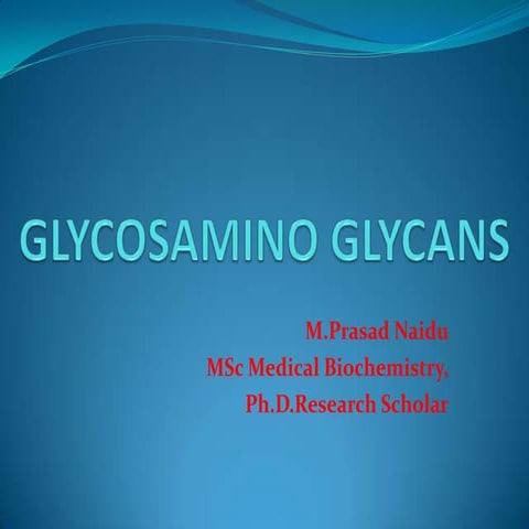 GLYCOSAMINO GLYCANS
