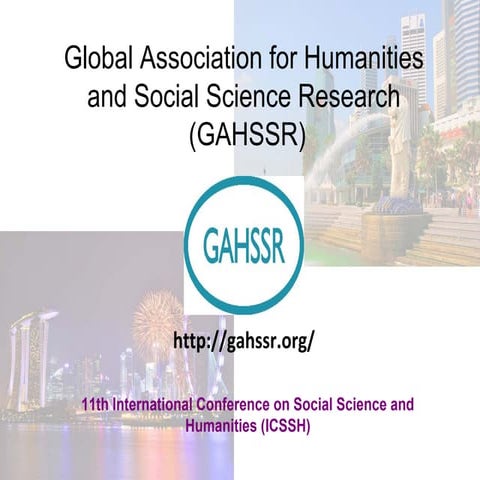 11th International Conference on Social Science and Humanities (ICSSH)