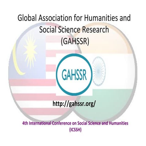 4th International Conference on Social Science and Humanities (ICSSH)