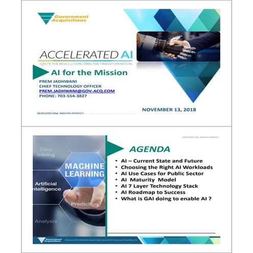 Government Acquisitions Accelerated AI