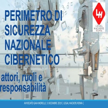 Gaia Morelli - Perimetro Cibernetico