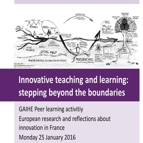 Nicole Rege-Colet - Innovative teaching and learning practices: stepping beyond the boundaries