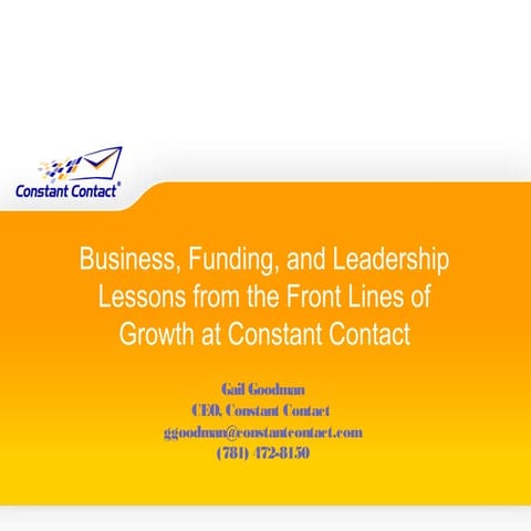 Gail goodman presentation