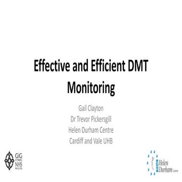Gail & Trevor, effective and efficient dmd monitoring