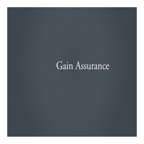 Gain Assurance for Your Brand