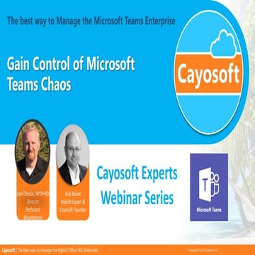 Gain Control of Microsoft Teams Chaos
