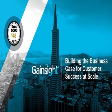 Building a Business Case for Customer Success