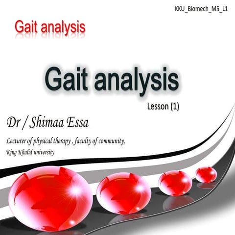 Gait analysis