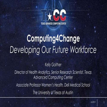 The Computing4Change Program